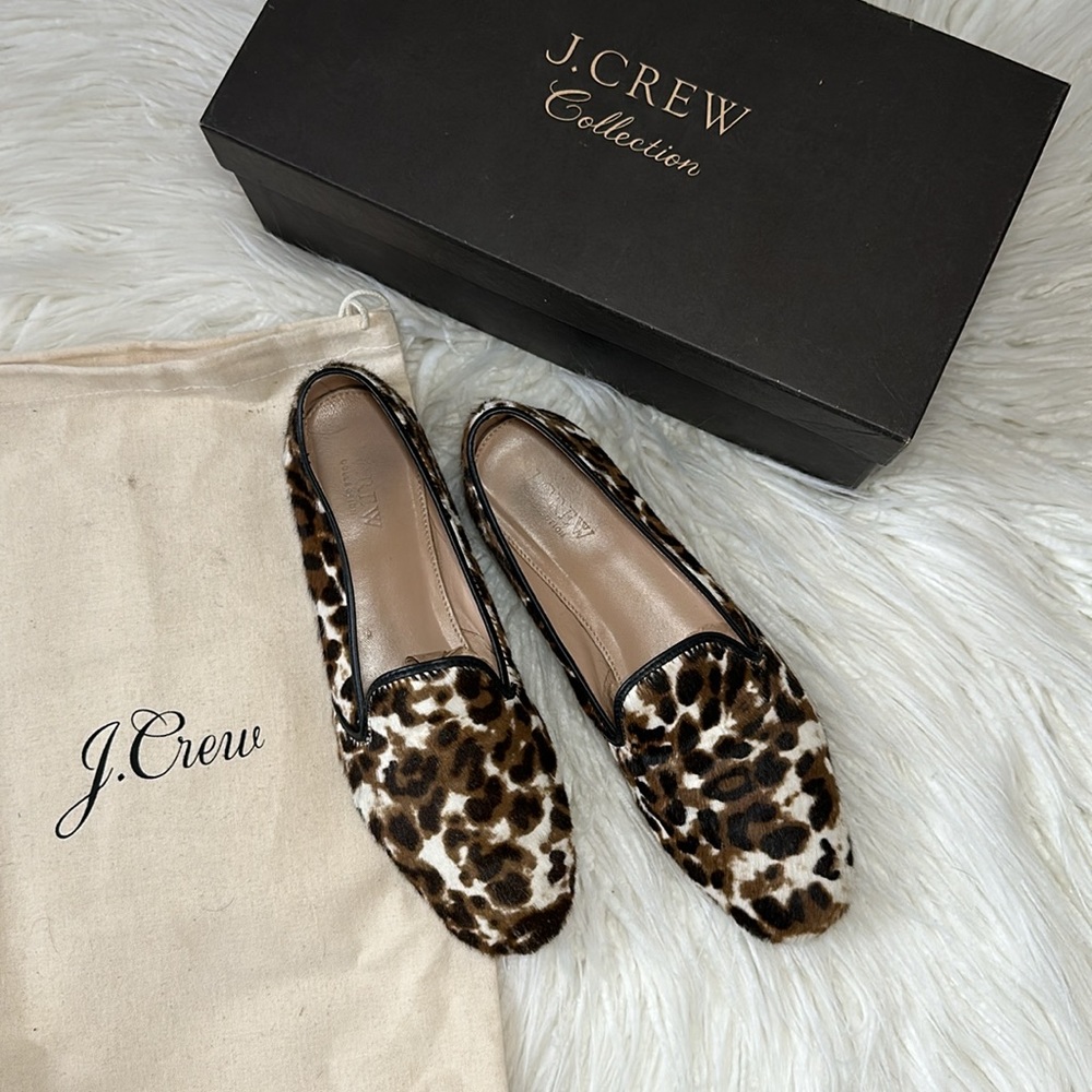 J. Crew collection • Calf hair loafers